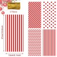 thumbnail image 2 of Bolsas Whaline para caramelos de San Valentín, 13 x 27 cm, color rojo, 160 unidades, 2 of 7