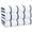 Stripe Navy, variant on White Classic Luxury Cream Beige Striped Cotton Beach Towels, 35 x 70, 3 Count