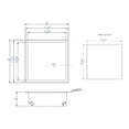 thumbnail image 2 of ALFI brand 12" x 12" White Matte Stainless Steel Square Single Shelf Bath Shower Niche, 2 of 12