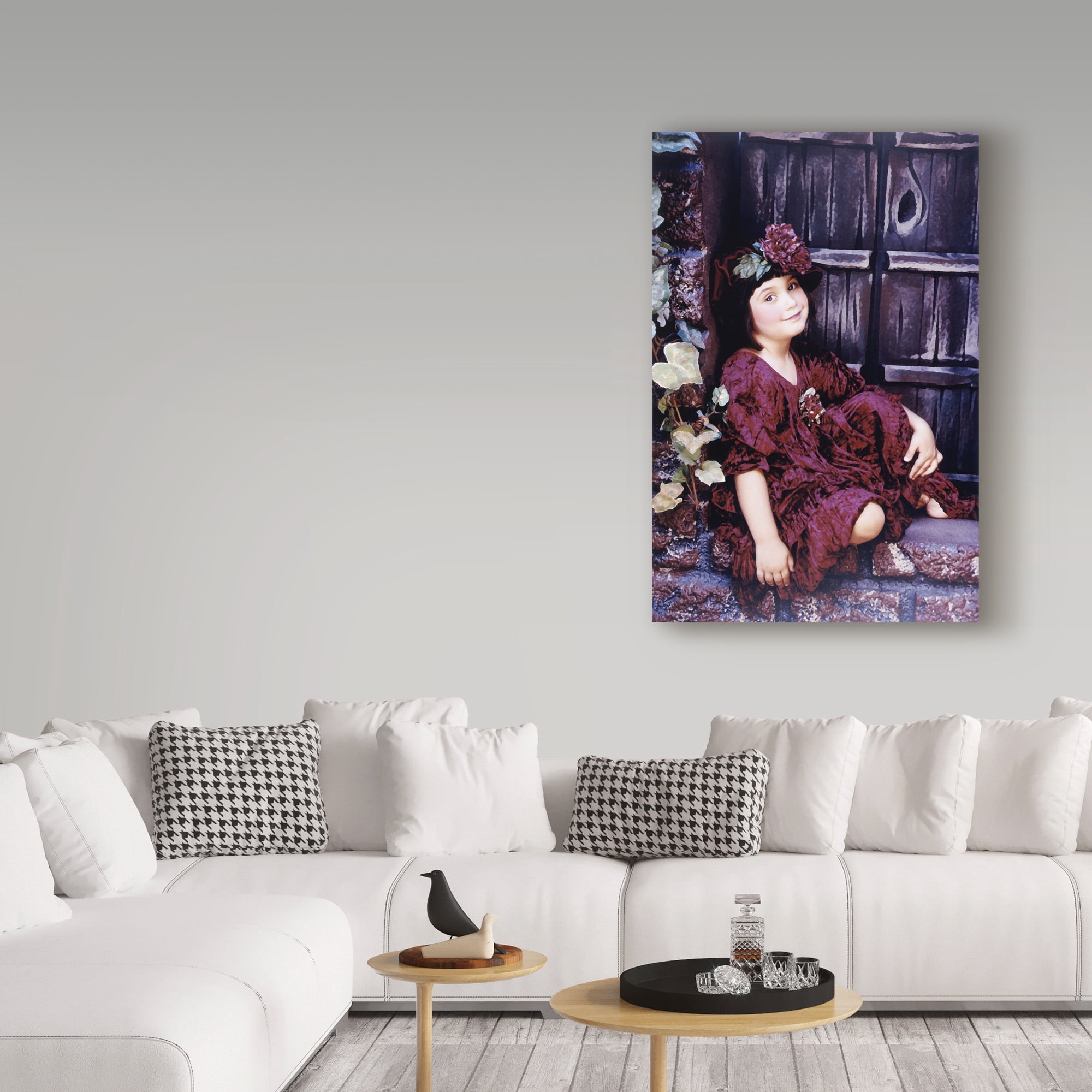 Trademark Fine Art 'Not A Care In The World' Canvas Art by Sharon Forbes