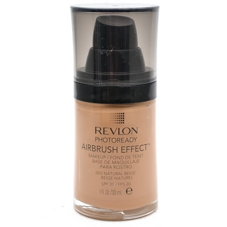 Effects Makeup - Revlon PhotoReady Airbrush Effect Makeup SPF20 005 Natural Beige 1 Fl Oz