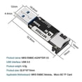 thumbnail image 5 of For MKS EMMC-ADAPTER V2 USB 3.0 Card Reader for MKS EMMC Module Micro-SD TF Card MKS Pi MKS SKIPR, 5 of 5