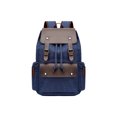thumbnail image 1 of Minnieouse impermeable de lona para hombre con correas cómodas y grande para hombre de amplia aplicación Mochilas azul oscuro, 1 of 6