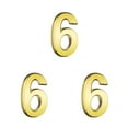 thumbnail image 4 of maskred Numéros de Maison pour Extérieur Style Simple Panneaux Numériques Accessoires de Marquage Numéro Exquis Numéro 6 3 Pcs, 4 of 6