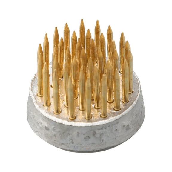 Round for Ikebana Kenzan Flower Base Holder Spiky Frog Fixed Tool Floral Arrange