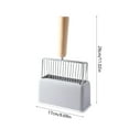 thumbnail image 3 of Sprinkle & Sweep Metal Cat Litter Scoop - Heavy Duty Litter Scooper & Store - Washable Convenient Stand for Easy and Efficient Cleaning, 3 of 6
