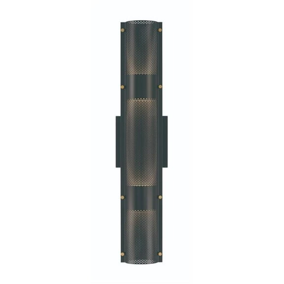 Eurofase 46802-019 Westcliffe 4-Light 23 in. Gold & Black Mix Outdoor Wall Sconce