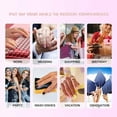 thumbnail image 2 of Reflective Mirror Light Soft Pink Metal Plating False French Acrylic Nail Tips Metallic Square Fake Nails, 2 of 4