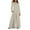 Beige, variant on Womens Long Sleeve Dressy Jumpsuits Casual Loose Wide Leg Jumpsuits Oversized One Piece Romper Outfits with Pockets