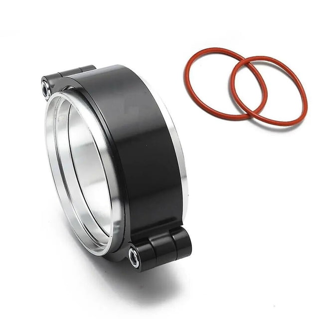 2"/2.5"/2.75"/3"/3.25"/3.5"/4" JDM Exhaust HD V-Collar Clamp Assembly Anodized Clamp System~12401