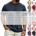 thumbnail image 2 of WIZUTIZ Men's Short Sleeve T-Shirt Solid Color Crew Neck Quick-Dry Sports Top Cotton Blend Breathable Lightweight for Running Gym Daily Casual Wear Mens Fashion, 2 of 4