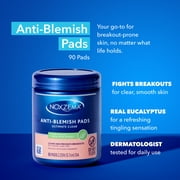 Noxzema Ultimate Clear Anti-Blemish Pads, 2% Salicylic Acid, Acne Treatment Face Pads, 90ct