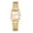 Gold, variant on Square Watches for Women, Gold Stainless Steel Bracelet Ladies Small Face Watches, Dainty Women's Compact Elegant Wrist Watches