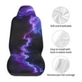 thumbnail image 5 of Sikiie Purple And Blue Nebula Car Seat Protector 2 Pack Car Seat Cushion Mat, Car Seat Covers for SUV, Truck, Van, 5 of 7
