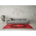 thumbnail image 3 of Ahgly Company Indoor Rectangle Medallion Red Traditional Area Rugs, 7' x 9', 3 of 4
