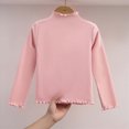 thumbnail image 5 of Child Girls Long Sleeve Shirt for 6 12 18 24 Months 3T 4T 5T 6T 7T 8T 9T 10T 11T 12T Fall Clothes Solid Basic Long Sleeve T Shirt Casual Mock Neck Tshirt Girls Tops, 5 of 5