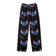 thumbnail image 1 of Pantalon de Pyjama Décontracté pour Femmes, Bleu Foncé, Lilo et Stitch, Paradis Tropical, m, 1 of 4