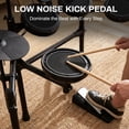 thumbnail image 5 of AODSK Electric Drum Set UAED-500 with Quiet Mesh Heads, 260 Sounds, 30 Drum Kits, USB MIDI,  Headphones, Drumset for Adult Beginner, 5 of 6