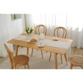 thumbnail image 2 of Nvzi Camino de mesa con borlas, beige, 33x122cm - Camino de mesa de poliéster, camino de mesa fino, camino de mesa rústico, camino de mesa decorativo para el hogar, 2 of 5