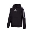 thumbnail image 2 of Bold 3-Stripes Hoodie Kids Large, Black Grey, 2 of 3