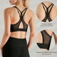 thumbnail image 4 of Sujetador deportivo para mujer, sujetador inalámbrico con malla ahuecada, espalda corta, Top corto t Abanopi Sujetador deportivo, 4 of 7
