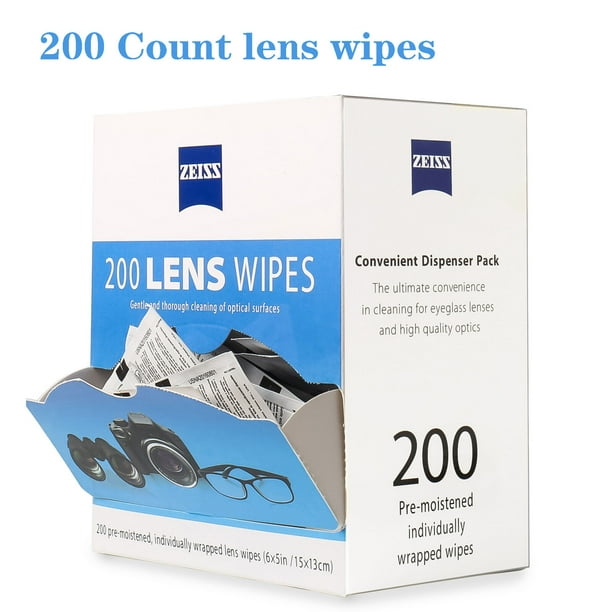 Zeiss Lens Cleaning Wipes Glasses Screen Optical Camera Cleaner (6