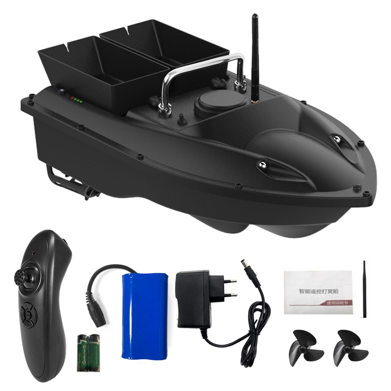 Wireless Remote Control Fishing Bait Boat Fishing Feeder Fish Finder Device 430-540 Yards Remote Range ,Cool Gifts for Fishing