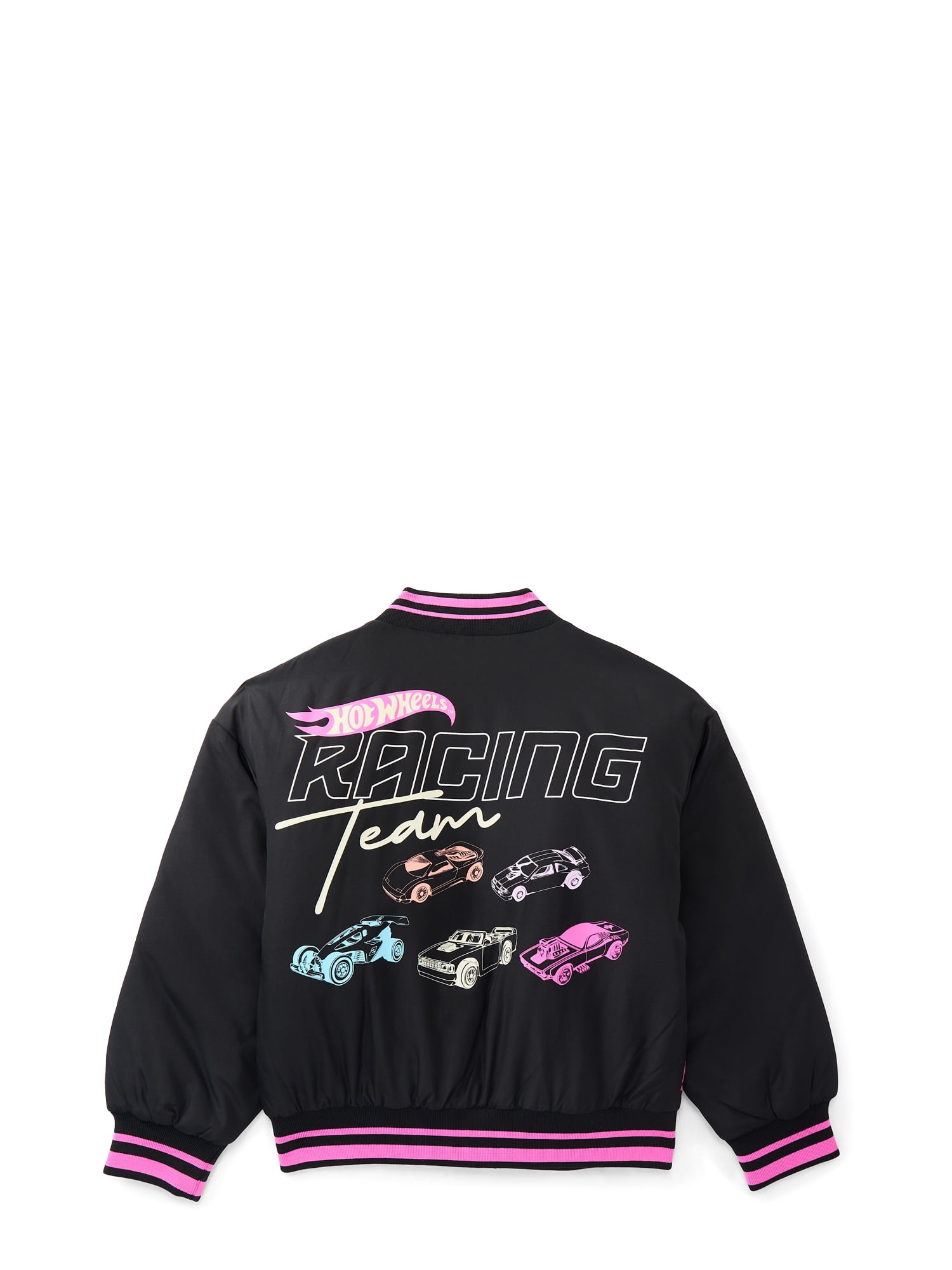 Hot Wheels Girls Bomber Jacket, Sizes XS-L