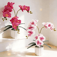 thumbnail image 1 of 2pc Orquídeas Artificial Flor Eterna Decoracion 32 Flores Xtellar rosa, 1 of 3