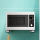 thumbnail image 3 of Rejilla de pared negra para horno microondas CHAO rejilla negra de acero inoxidable apta para todo tipo de microondas 50 kg, 3 of 5