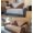 Faux-Linen Material, Beige, variant on OctoRose High Quality Linen with Fringe Lace Sectional Sofa Loveseat Corner Back Chair Slipcover  1pc 35x35" Grey