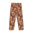 thumbnail image 3 of Lsque cute record music Skull Print Men's Pajama Pants, Lounge Pant - Comfortable Home Wear,Elastic Waistband, Stylish Design-Medium, 3 of 9