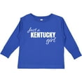 thumbnail image 3 of Inktastic Just a Kentucky Girl Born and Raised Girls Long Sleeve Toddler T-Shirt, 3 of 5