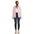 thumbnail image 4 of Time and Tru Women's Snap Front Shacket, Sizes XS-3X, 4 of 5