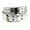 Silver, variant on Eurosport Solid Rich Fashion Color Double Grommet Belt - BW9915A - Silver - X-Large