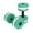 Mint Green, variant on Floating Water Fitness Dumbbells for Swimming and Water Sports - 2pc EVA Buoyant Barbell-Style Hand Weights for Water Exercise and Buoyancy Training