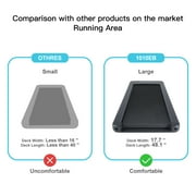 RUNOW Walking Pad, Under Desk Treadmill with 48*17.7 Running Area, Portable Treadmills with LED Display and Remote Control, 1.75HP Installation-Free Walking Pad Treadmill for Home and Office