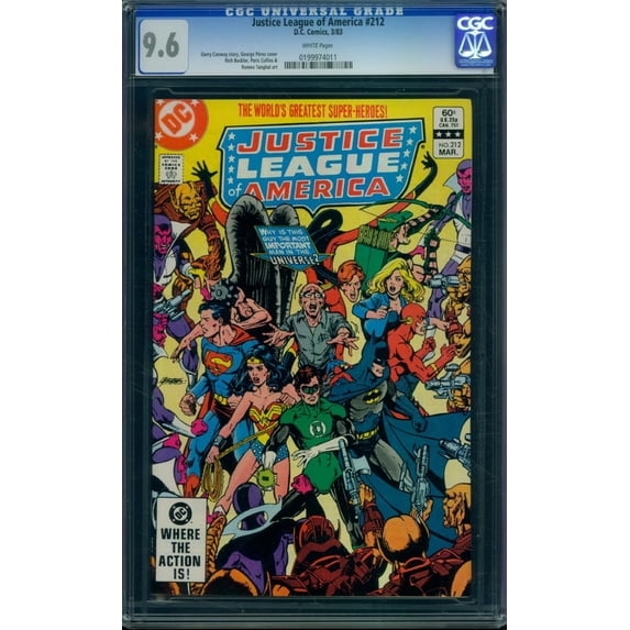 Justice League of America #212 - CGC 9.6 Comic Book