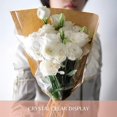 thumbnail image 3 of czcpp-BBJ WRAPS Flower Bouquet Sleeve Clear Cellophane Plastic Packaging Bags-50 Counts, 3 of 4