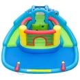 thumbnail image 2 of Costway Inflatable Water Slide Park with Double Slides, Jumping Area, Splash Pool for Yard Multi-colored, 2 of 2