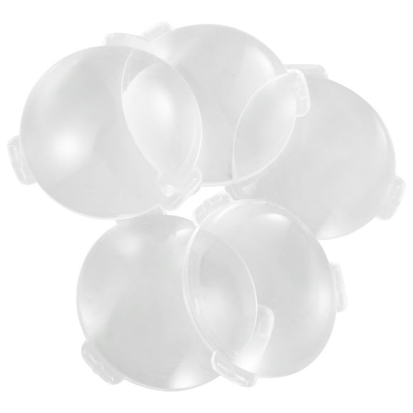 Phenofice 10Pcs Vr Lens Replacement Acrylic Transparent 3.50X3.50X0.70CM