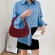 thumbnail image 3 of Bolso Hombro Color para Mujer Femenino Liso Otoño Bolsos Plisados ​​con Masa Mano Fiesta, 3 of 9