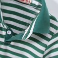 thumbnail image 6 of Boys Cotton Shirts Summer Casual Stripe Shirts Children's Short Sleeve Shirts, 6 of 9