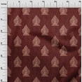 thumbnail image 2 of oneOone Cotton Cambric Fabric Leaves & Tree Block Printed Fabric 1 Yard 56 Inch Wide, 2 of 4