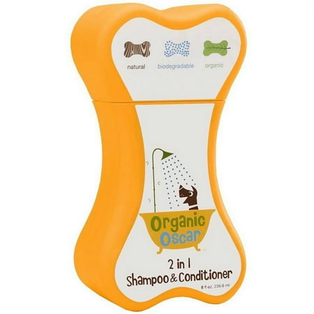 Organic oscar 2-in-1 shampoo and conditioner, 8-oz bottle