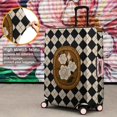 thumbnail image 4 of Travel Luggage Cover Suitcase Protector Fits 18-32 Inch Luggage Wheel Covers Patterned Travel Related Items Flower Luggage Protector Elastic Luggage Anti-scratch Suitcase Cover L, 4 of 5