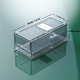thumbnail image 3 of Pantry Organizers and Storage Bins, Refrigerator Organizer, Plastic Stackable Storage Bins with Drawers, Pull-Out Cabinet Containers for Fridge Kitchen Office (2 PACK, Extra Large & Medium), 3 of 14