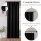 thumbnail image 4 of Blackout Cortinas, Cortinas Blackout Térmicas Aislantes 42x84 Pulgadas, Cortinas Oscurecedoras con Bolsillo para Barra para Sala de Estar y Recámara, Paneles de Tratamiento de Ventanas con Reducción, 4 of 7