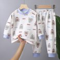 thumbnail image 2 of HCNTES Baby Girl Clothes Winter Toddler Baby Girl Clothes 3 6 12 Months 1T 2T 3T 4T 5T 6T Outfits Long Sleeve Bow Cute Sweat Print Sweatshirt Tops + Pants Set, 2 of 4