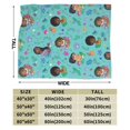 thumbnail image 4 of Manta de franela cálida y acogedora con encanto para sala de estar, dormitorio, cama, sofá, coche, mantas de vellón para todas las estaciones, regalos para niños, adolescentes y adultos, 40 x 30, 4 of 8